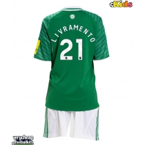Newcastle United Tino Livramento #21 Replica Away Minikit 2025-26 Short Sleeve (+ pants)